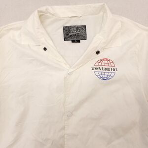 Brooklyn Cloth Co Casual Button Up Long Sleeve Shirt Adult Mens Size XL White